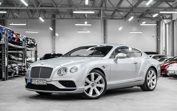 Bentley Continental GT cena 497000 przebieg: 41161, rok produkcji 2015 z Borek Wielkopolski małe 781